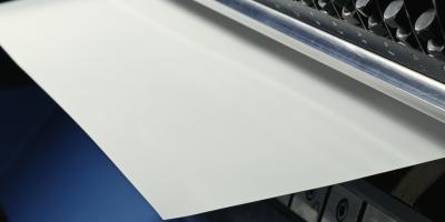 Paper cut with blu backgound