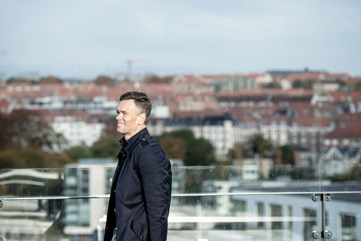 Anders Bergstrøm, der kigger udover fremtidens by